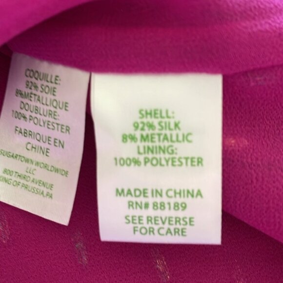 Lilly Pulitzer Aaron Silk Blouse - Picture 6 of 6